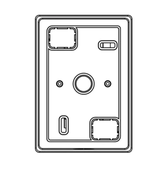 Бокс пластиковый навесной 1 ряд/2 мод. Adal Pano MD9314