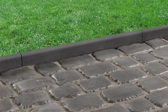 Борт (бордюр) тротуарный графитовый 1000х200х80 мм