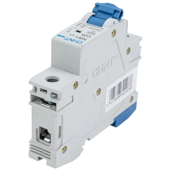 Автоматический выключатель CHINT NB1-63 6kA 1P 25A тип C