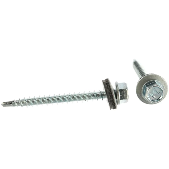 Саморез кровельный 4,8х70 мм DAXMER (оцинкованный), 100 шт