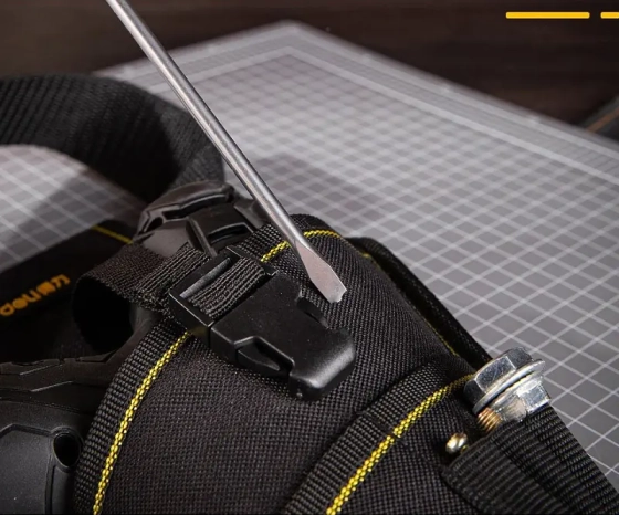 Сумка для инструментов поясная Deli YS EDL430004 260х150х40 мм черно-желтая