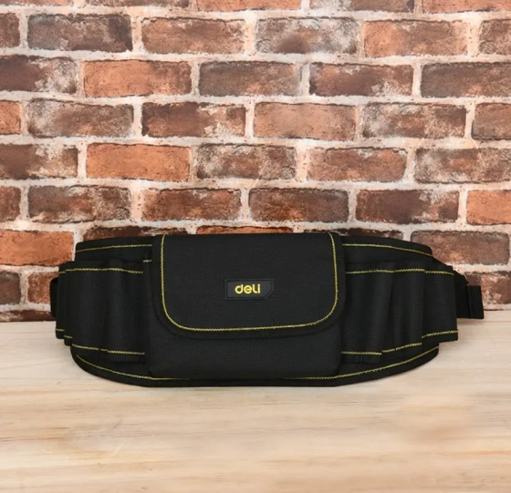 Сумка для инструментов поясная Deli YS EDL5864 600х145х45 мм черно-желтая