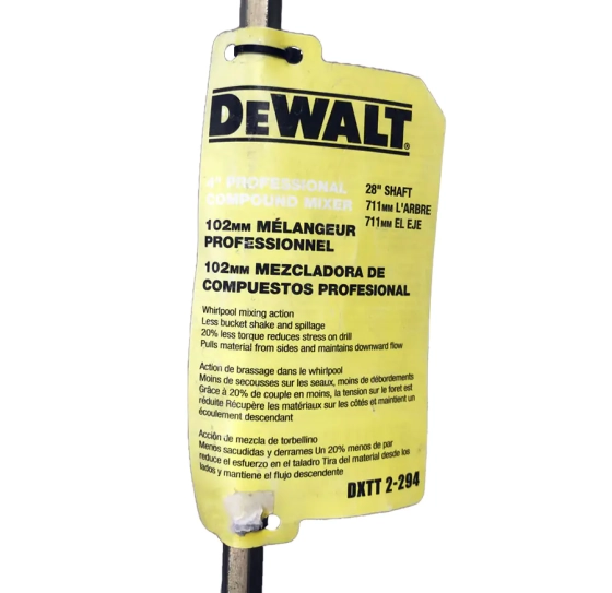 Миксер для смесей 28" DeWALT Professional Mixer