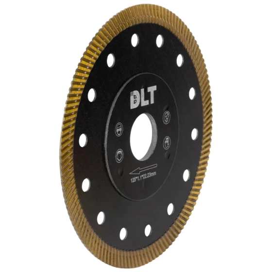 Диск алмазный 125х22,2 мм по керамике, керамограниту №9 DLT 1482