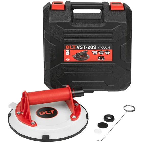 Присоска помповая 210 мм для гладкой плитки DLT VST-209