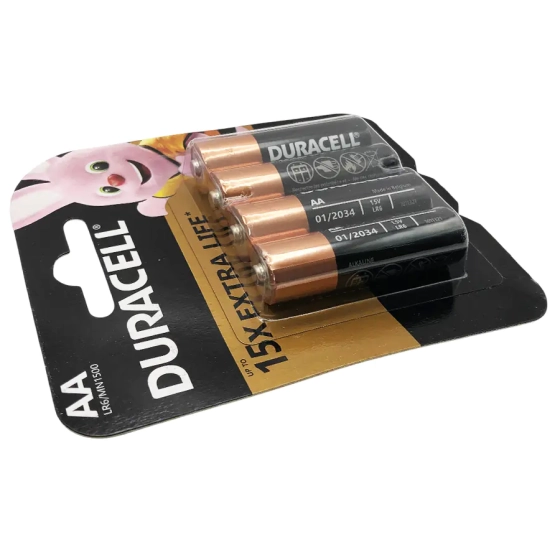 Батарейки DURACELL АА LR6/MN1500 4BP CN 4 шт