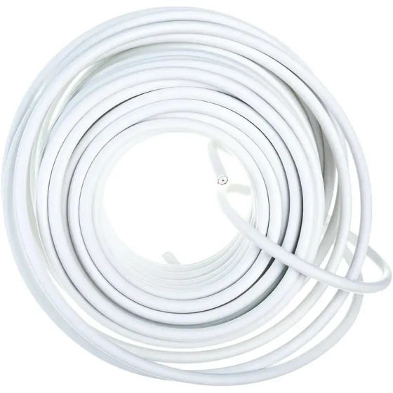 Кабель коаксиальный TV/SAT 19VATCA белый, 25 м Electraline (18012)