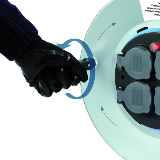 Катушка для кабеля металлическая Electraline 94012