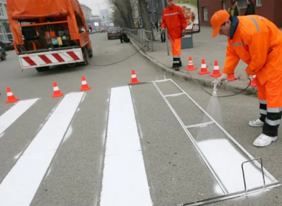 Эмаль дорожная АК-555 LIDA (белая) 30 кг