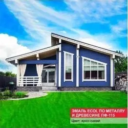 Эмаль Ecol ПФ-115 MAV (ярко-синяя) 1 л