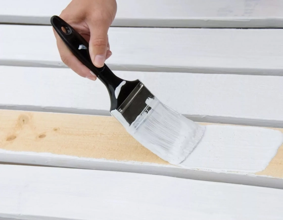 Эмаль для древесины и металла Sniezka белая матовая 0,8 л