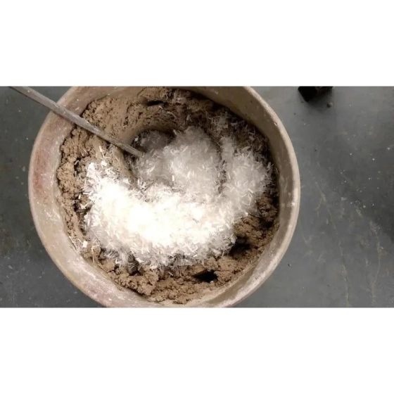 Фибра полипропиленовая для стяжек 12 мм 0,5 кг