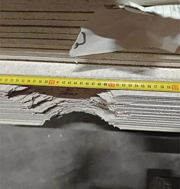 Гипсоволокнистый лист влагостойкий KNAUF 12,5х1200х2500 мм