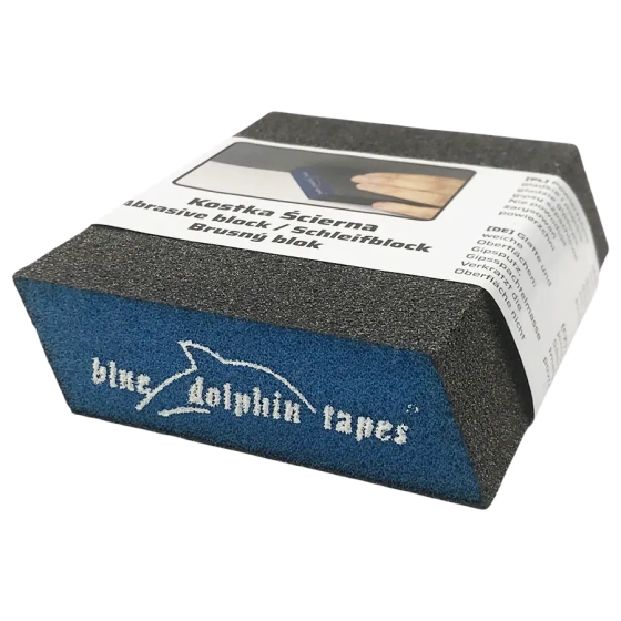 Губка шлифовальная с двумя скошенными краями Р80 Blue Dolphin