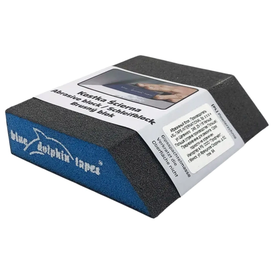Губка шлифовальная со скошенным краем Р150 Blue Dolphin