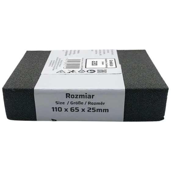 Губка шлифовальная со скошенным краем Р220 Blue Dolphin