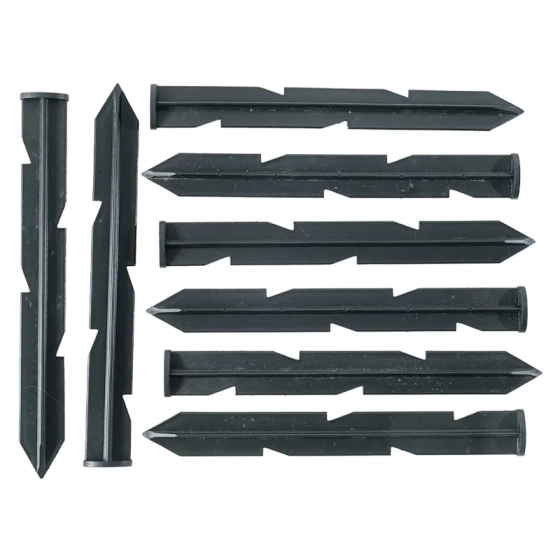 Пластиковый гвоздь для бордюра