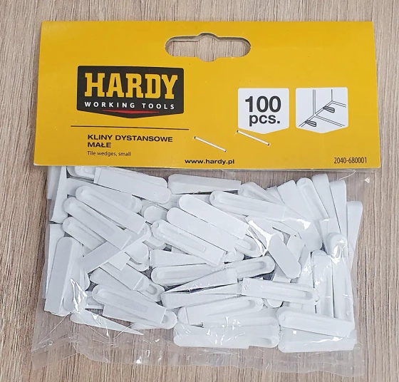 Клинья для плитки 28х8х5 мм 100 шт Hardy 2040-680001