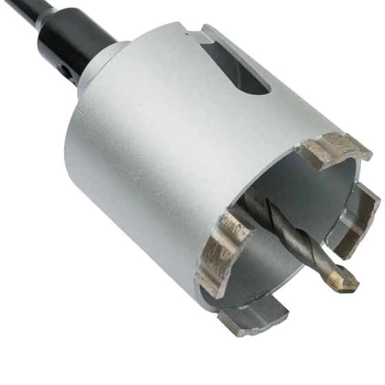 Коронка алмазная 68 мм со сверлом по железобетону Hilberg Laser HM201