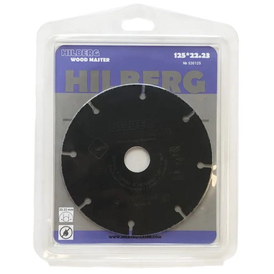 Круг алмазный 125х22 мм по дереву Hilberg Super Wood (530125)