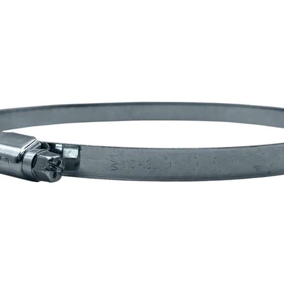Хомут червячный 110-130 мм оцинкованный (1 шт)