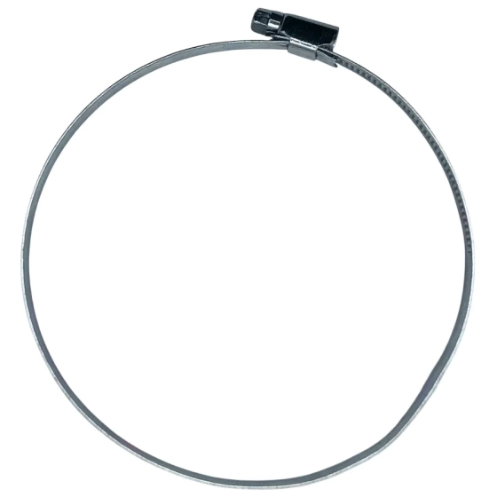 Хомут червячный 110-130 мм оцинкованный (1 шт)