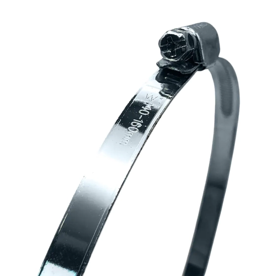 Хомут червячный 140-160 мм оцинкованный (1 шт)