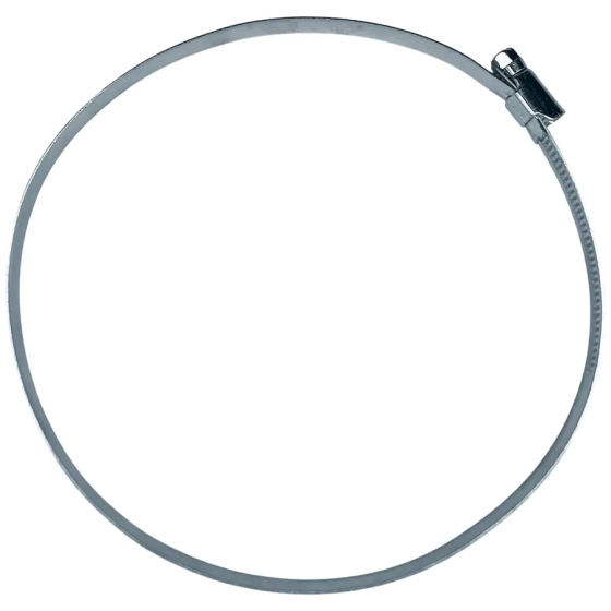 Хомут червячный 140-160 мм оцинкованный (1 шт)