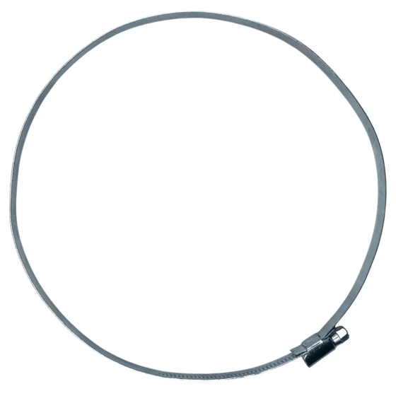 Хомут червячный 160-180 мм оцинкованный (1 шт)