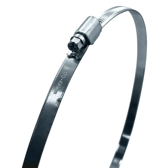 Хомут червячный 170-190 мм оцинкованный (1 шт)