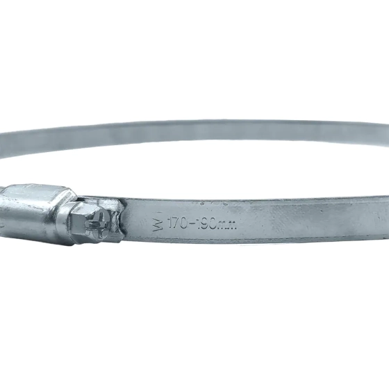 Хомут червячный 170-190 мм оцинкованный (1 шт)