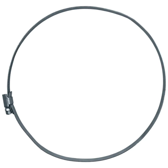 Хомут червячный 170-190 мм оцинкованный (1 шт)