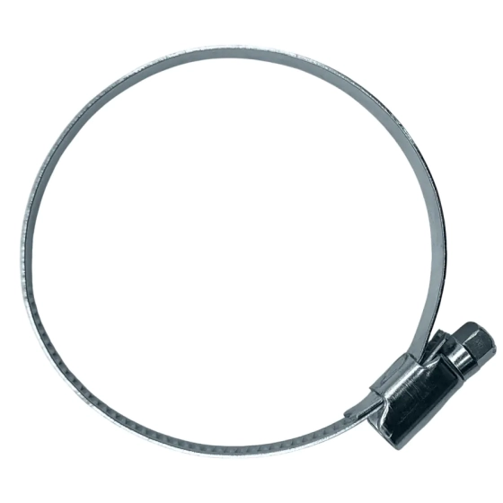Хомут червячный 50-70 мм оцинкованный (1 шт)