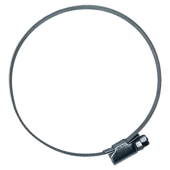 Хомут червячный 70-90 мм оцинкованный (1 шт)