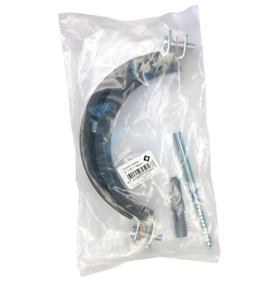 Хомут 4" со шпилькой и дюбелем для труб диаметром 105-115 мм