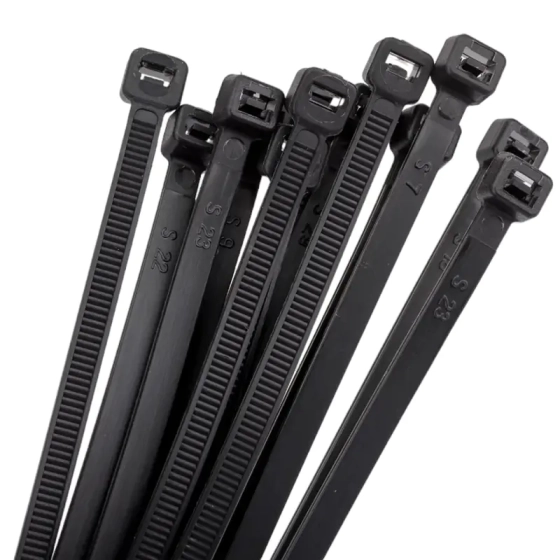 Хомут-стяжка нейлоновая 200х3,6 мм Navigator черный (100 шт)