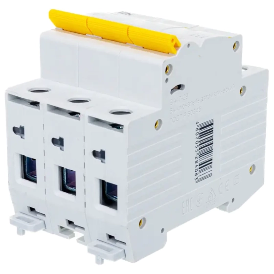 Автоматический выключатель IEK KARAT ВА47-29 3P C 25А 4,5кА