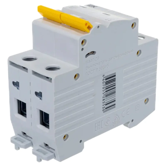 Автоматический выключатель IEK KARAT ВА47-29 2P C 16А 4,5кА