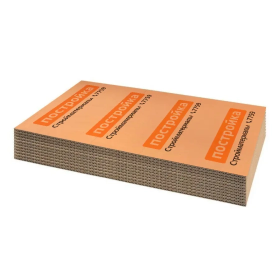 Картон укрывочный трехслойный Постройка, 2х1 м