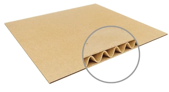 Картон малоформатный трехслойный 1,2х0,8 м