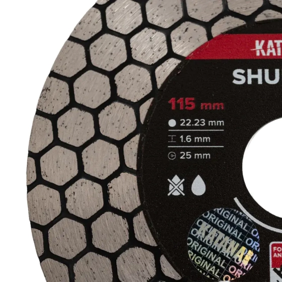 Диск алмазный KATANA SHURIKEN для заусовки плитки 115х22,23х1,6 мм