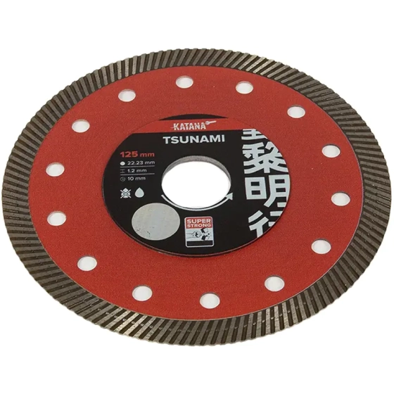 Диск алмазный KATANA TSUNAMI по граниту, керамике, мрамору 125х22,23х1,2 мм