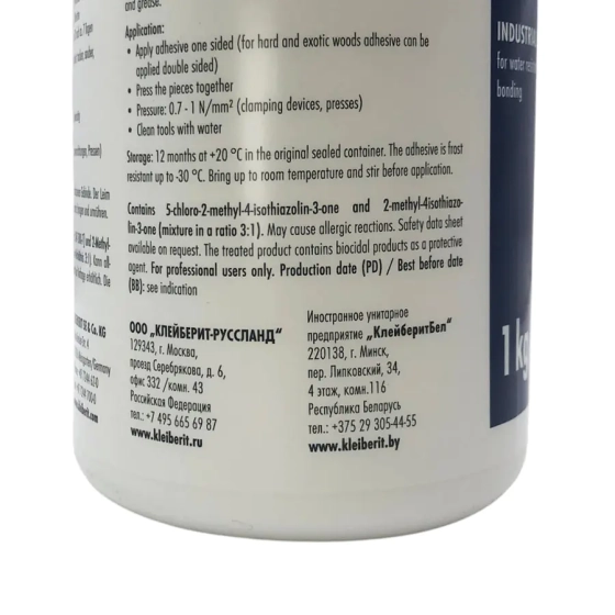 Клей ПВА столярный Kleiberit Leim 300.0 D3, 1 кг