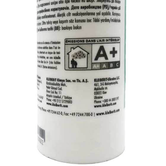 Клей-герметик Kleiberit Klebstoff 600.0 под пистолет (кристально-прозр.) 300 мл