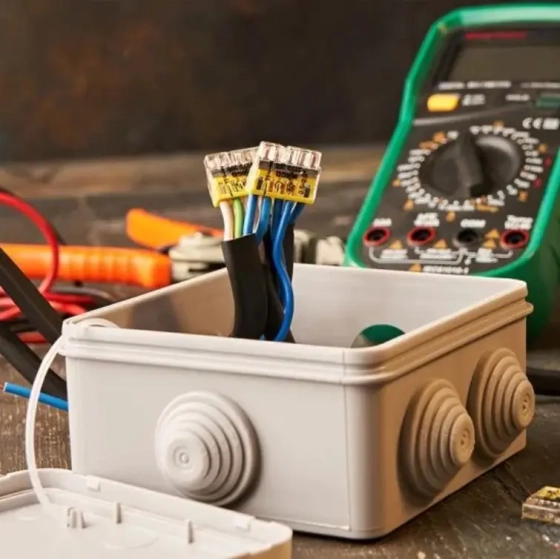 Клемма строительно-монтажная 5 отверстий Wago 2273-205