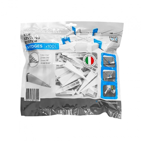 Клин Profi Level Master LONG СВП белый 100 шт