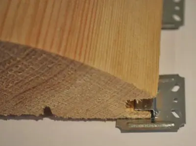 Кляймер для вагонки усиленный с гвоздями 5 мм 80 шт