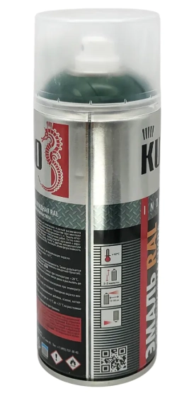 Эмаль аэрозольная для профнастила KUDO RAL 6005 (зеленый) 520 мл, KU-06005R