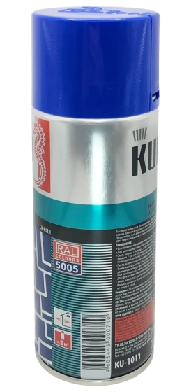 Эмаль аэрозольная универсальная KUDO RAL 5005 (синий) 520 мл, KU-1011