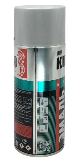 Эмаль аэрозольная универсальная KUDO (серебро металлик) 520 мл, KU-1026